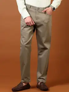 V-Mart Men Satin Regular Fit Chinos Trousers