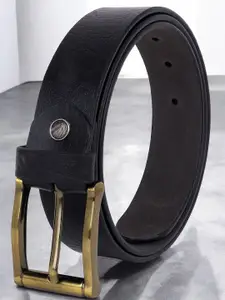Provogue Men Textured Leather Formal Belt