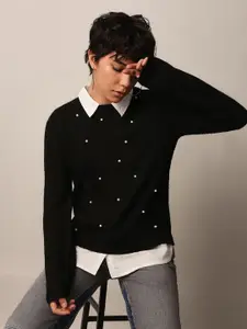 ONLY Women Pullover with Embellished Detail