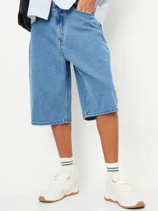 max Men Regular Fit Denim Shorts