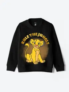 YK Disney Boys Cotton Lion King Printed Sweatshirt
