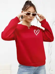 KASHIAN Women Printed Hooded Sweatshirt