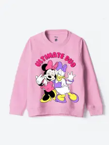 YK Disney Girls Printed Sweatshirt
