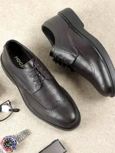 Mochi Men Leather Formal Brogues Shoes