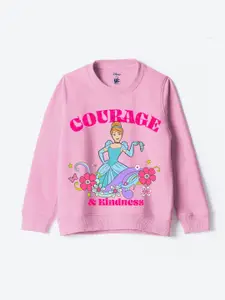 YK Disney Girls Printed Sweatshirt