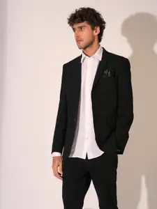 SELECTED Men Spread Collar Solid Linen Casual Shirt