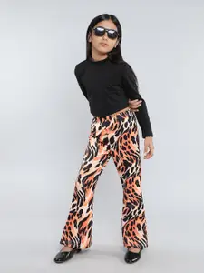 taffykids Girls High Neck Top With Trouser