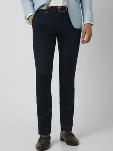 V Dot Men Slim Fit Formal Trousers