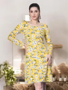 IUGA Women Floral Printed Sheath Dress