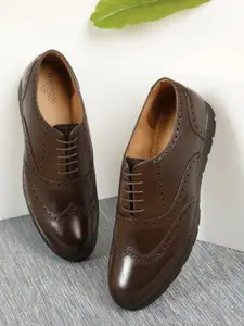 Teakwood Leathers Men Formal Lace-Ups Brogues