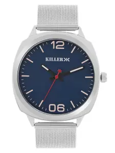 Killer Men Brass Printed Dial & Straps Analogue Watch KL25-1A