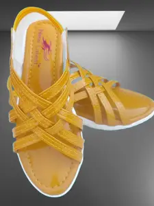 BAESD Girls Open Toe Flats