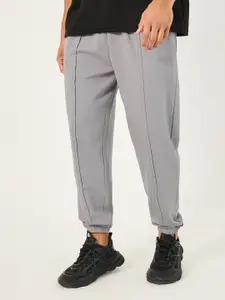 Styli Men Oversized Jogger With Raw Seam Detail