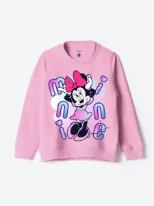 YK Disney Girls Printed Sweatshirt