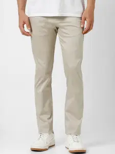 V Dot Men Slim Fit Trousers
