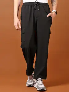 V-Mart Men Regular Fit Cotton Cargos Trousers