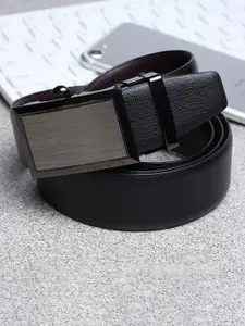 Provogue Men Textured Reversible Formal Belt