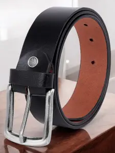 Provogue Men Textured Leather Formal Belt