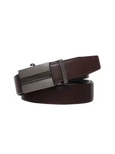 Provogue Men Textured Reversible Formal Belt