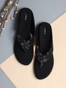 V-WALK Women Printed Open Toe Flats