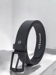 Provogue Men Textured Leather Reversible Formal Belt