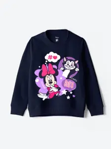 YK Disney Girls Printed Sweatshirt