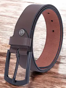 Provogue Men Textured Leather Reversible Formal Belt