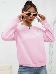 KASHIAN Women Printed Hooded Sweatshirt