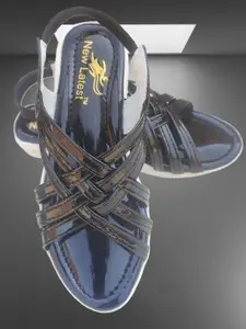 BAESD Girls Open Toe Flats