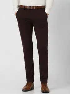Van Heusen Men Slim Fit Formal Trousers