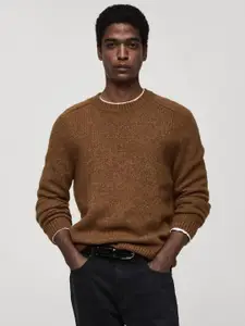 MANGO MAN Ribbed Pullover