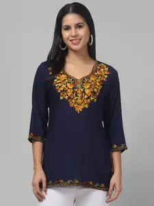 Trend Level Floral Embroidered Kurti