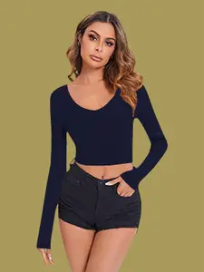 Dream Beauty Fashion Women Fitted Crop Top