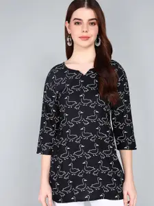 Tviksha Fashion Printed Straight Kurti