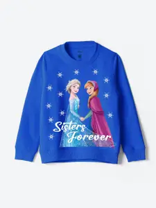 YK Disney Girls Printed Sweatshirt