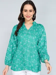 Tviksha Fashion Women Floral Printed A-line Kurti