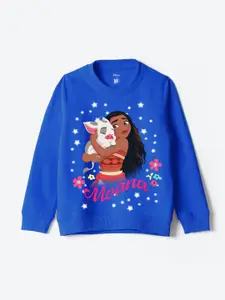 YK Disney Girls Printed Sweatshirt