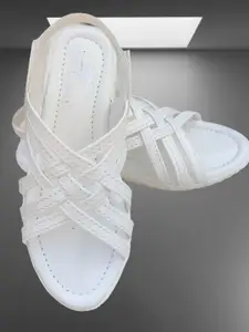 BAESD Girls Open Toe Flats