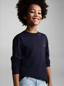 Mango Kids Boys Printed Pure Cotton T-shirt