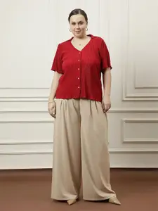 Athena Ample Women Relaxed Opaque Casual Shirt