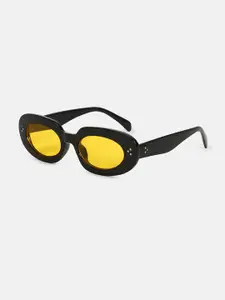 HAUTE SAUCE by  Campus Sutra HAUTE SAUCE by Campus Sutra Women Oval Sunglasses with Polarised Lens
