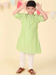 Fabindia Boys Striped Kurta