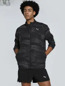 Puma Men RUN VELOCITY Graphic Printed Running Jacket