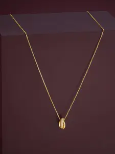Kushal's Fashion Jewellery  92.5 Silver Gold-Plated Contemporary Pendants