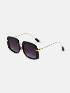 HAUTE SAUCE by  Campus Sutra HAUTE SAUCE by Campus Sutra Women's The Whimsical Oversized Sunglass AW25_HSSG2740