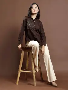 Athena Women Relaxed Opaque Party Shirt