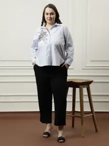 Athena Ample Women Relaxed Opaque Party Shirt