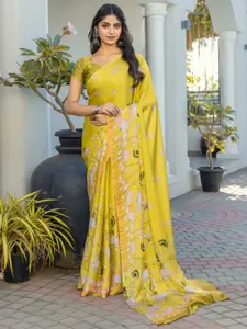 Saree mall Floral Printed Muga Sarees
