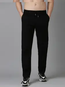 NEVER NEUD Men Relaxed Fancy Linen Trousers
