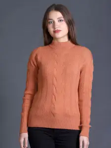 GODFREY Women Cable Knit Woollen Pullover